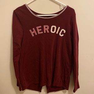 Girls Sweatshirt ‘Heroic’